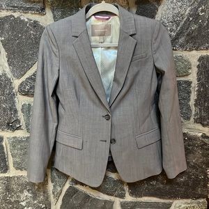 Banana republic, gray blazer, ladies size 4P petite